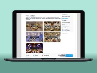 Mockup of prototype on laptop