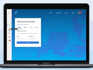 Screenshot of design prototype
