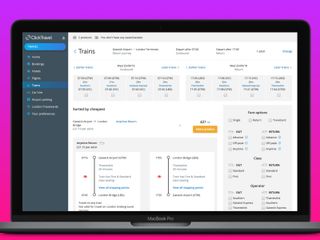 Screenshots of prototype